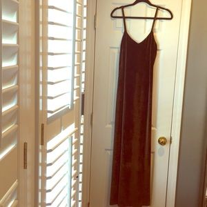 Versus by Versace Brown Velvet Dress